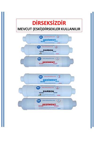 netsu arıtma 2x3 lü İhlasAura cebilon Silver ve Tüm Kapalı Kasa Su Arıtma Fil...