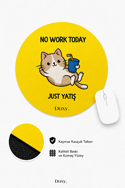 Duxy Mouse Pad din cauciuc Espirili, 19 cm, bază anti-alunecare, confortabil ...