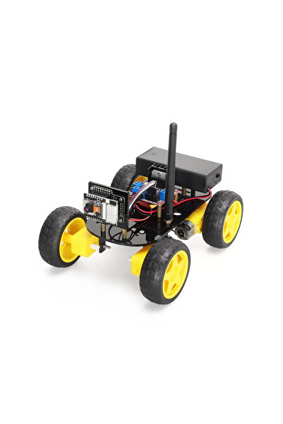 Fuchsia ESP32 WiFi Kamera Robot Araba Kiti 4WD Arduino Uyumlu Programlanabili...