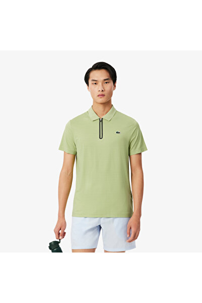 Lacoste قميص بولو تنس من قماش الجاكار المطاطي فائق الجفاف - DH9992-00-UYB