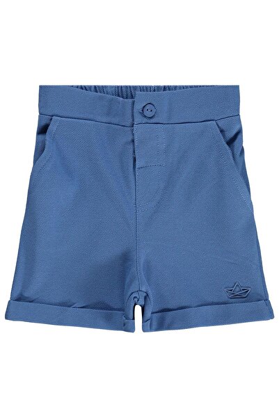 Civil Baby Sailboat Printed 6-18 Months Shorts - Blue