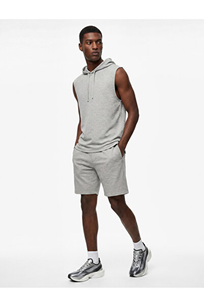 Koton Comfortable Fit Sleeveless Hooded Sports Tank Top