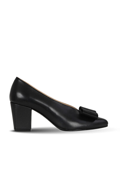 Bueno Shoes حذاء بكعب نسائي من الجلد الأسود 42wa6326