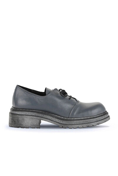Bueno Shoes Pantofi clasici de damă din piele gri 01wd2103