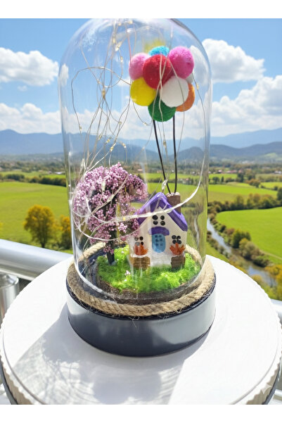 Home Dekoratif Fanus LED'li Balon Ev Masa, Gece Lambası