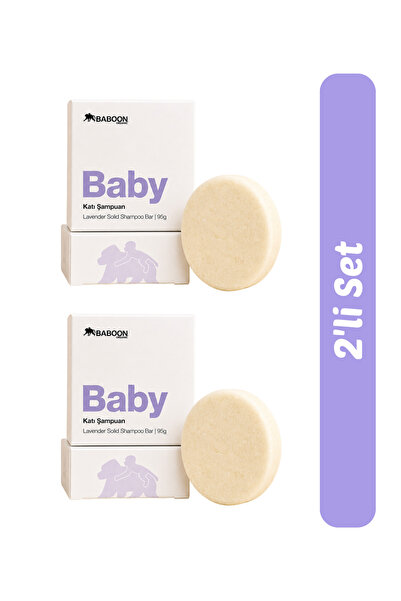 Baboon Natural Baby Katı Şampuan 2’li Set | Bebek & Hassas Ciltler İçin | Doğ...