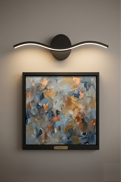 Lzy Avize Store Seagull Wave Design Linear Wall Lamp - Entrance Hallway and L...