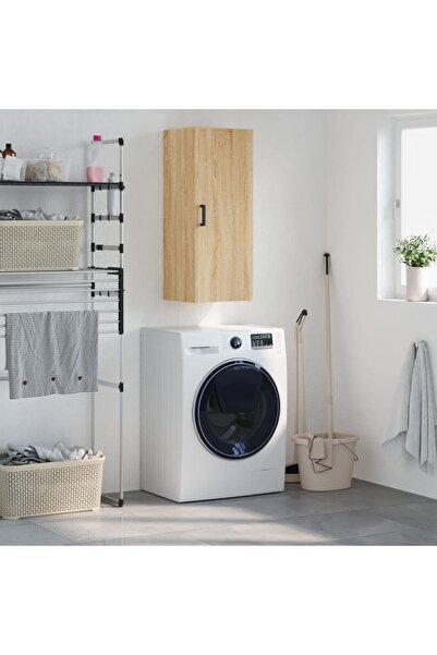 Concept Dulap montat pe perete, stejar sonoma, 34,5x34x90 cm