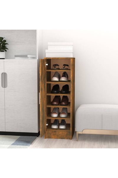 Concept Pantofar, stejar fumuriu, 32x35x92 cm, lemn prelucrat