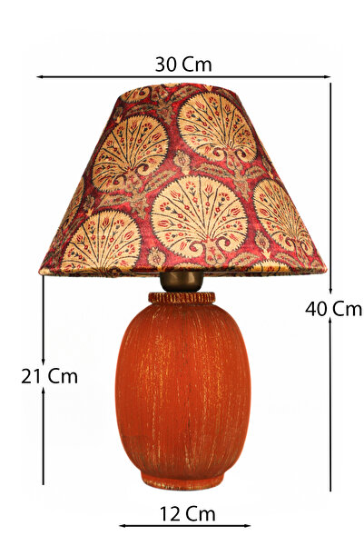 Hmydesign Sienna Handmade Dekoratif Seramik Abajur