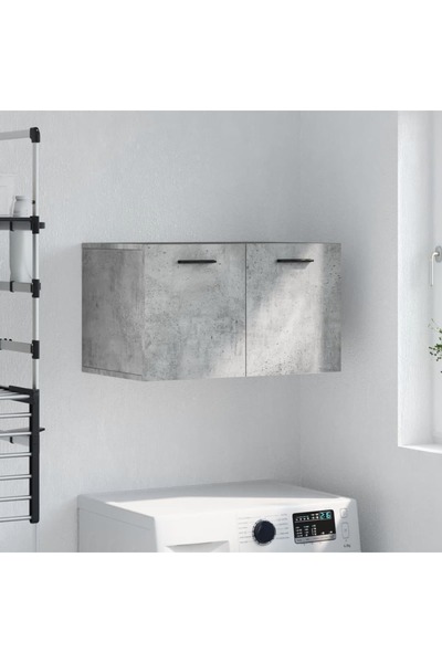 Concept Dulap de perete, gri beton, 60x36,5x35 cm, lemn prelucrat