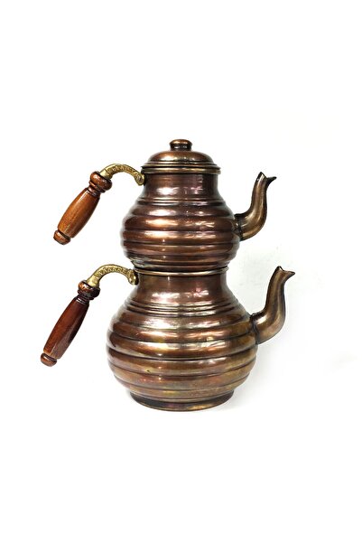 Shark Anatolia Sliced Copper Teapot No:2