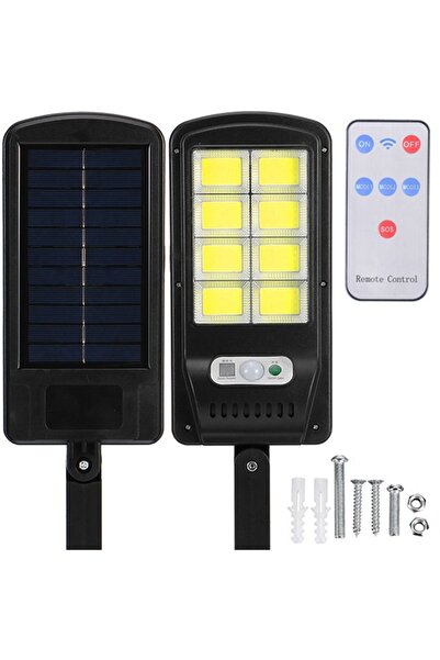 JEWELORA Lampă solară 8COB 160 LED, senzor de mișcare/lumină cu telecomandă -...