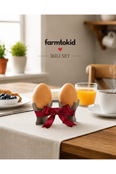 Farmtokid Paslanmaz Çelik Yumurtalık – Kahvaltı Sunum Ürünü