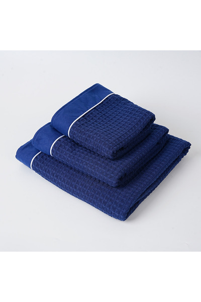 Donetella Pack of 3 Waffle Towel Set – 310 GSM Microfiber, Soft, Absorbent & ...
