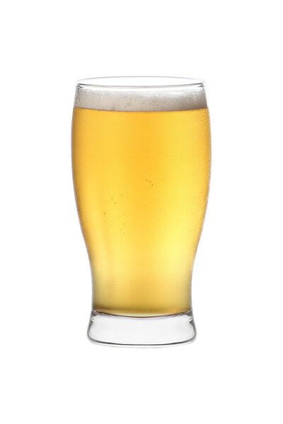 LAV Belek Glass Beer Glasses Set of 6 380 ml (Soft Drink Glasses)
