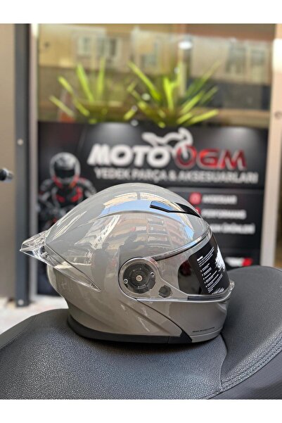 Free-M FR-965 Çene Açılır Nardo Gri Kask