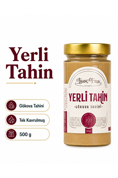 İNANÇ FIRIN Yerli Tahin 500 gr - Gökova Susamı Taş Değirmen Üretimi