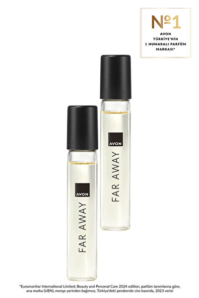 AVON Far Away Kadın Parfüm Çanta Boyu Edp 10 Ml. İkili Set