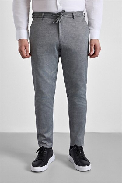 SÜVARİ Siyah Slim Düz Jogger Pantolon