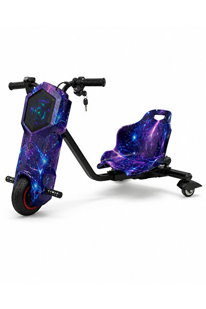 HARKRAFT Tricicletă electrică de drift neagră