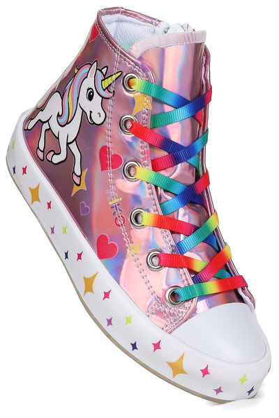 Kiko Kids Pantofi sport pentru fete cu fermoar Pames Unicorn