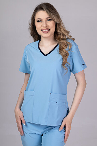 OEM Costum medical pentru femei NEW PREMIUM EVA, Ciel