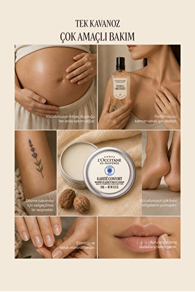 L'Occitane Shea Organik Yağı, Besleyici ve Nemlendirici, Kuru Ciltler için, 10 ml