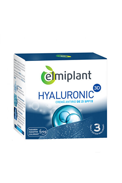 ELMIPLANT Cremă de zi anti-rid cu acid hialuronic