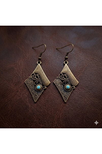 azra takı tasarım Handmade Authentic Bohemian Dangle, Ancient Women's Earrings