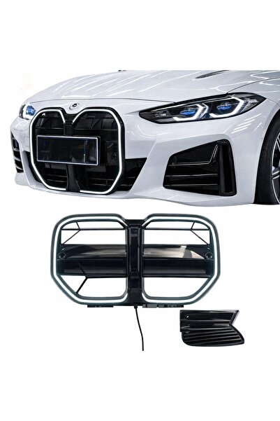 autogp Bmw g22 g23 m4 cs ledli ön böbrek panjur ızgara pianoblack 2020+