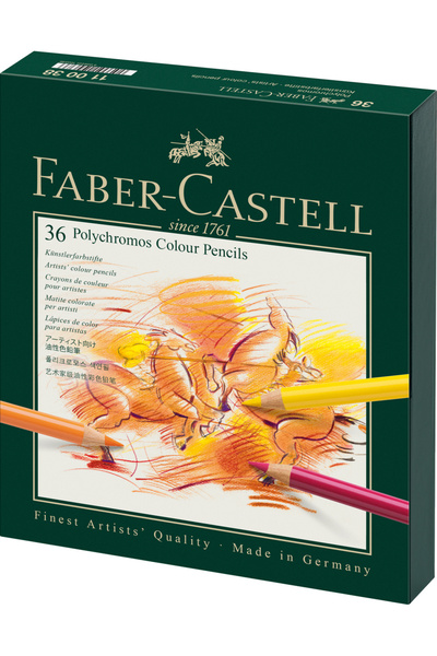 Faber Castell Set 36 creioane colorate Polychromos Studio