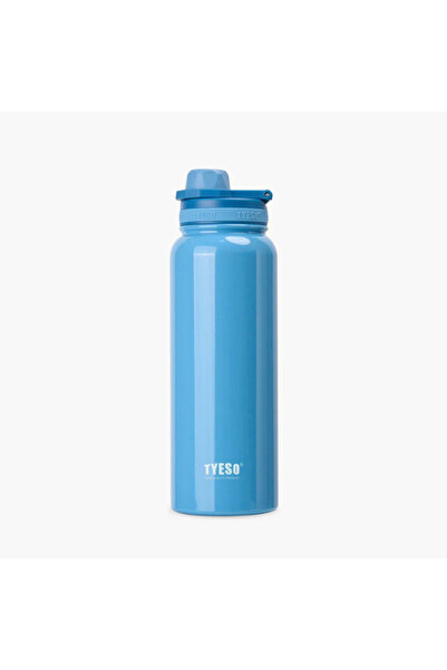 OEM Sticla termica TYESO din inox, izolare vacuum, capac flip-top, Albastru- ...