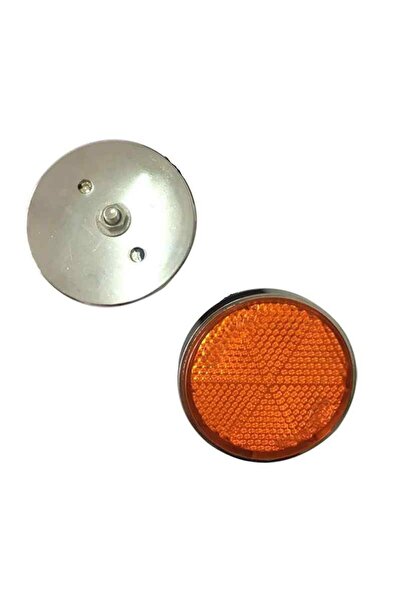 Scooter Reflektör Yuvarlak 5Mm Nikel(Somunsuz)