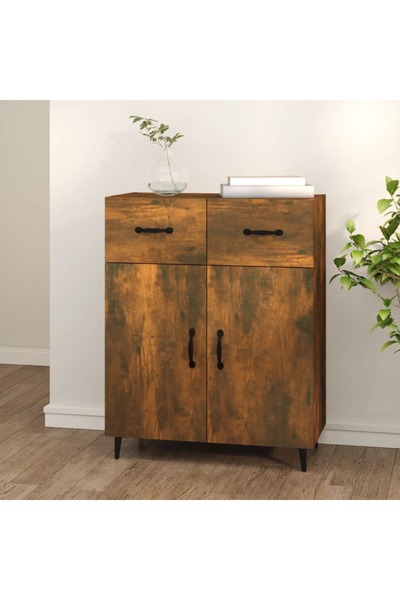 Concept Servantă, stejar fumuriu, 69,5x34x90 cm, lemn prelucrat