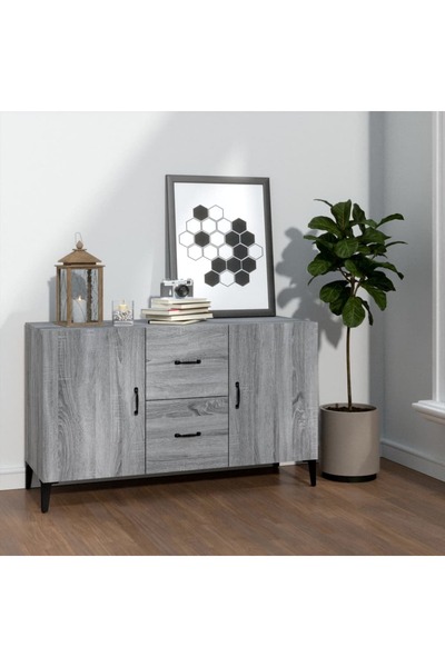 Concept Servantă, sonoma gri, 100x36x60 cm, lemn prelucrat