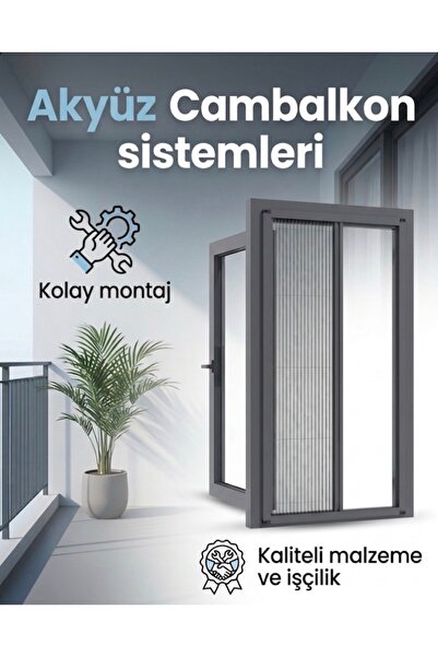 Plise akordiyon sineklik 70x140 beyaz renk
