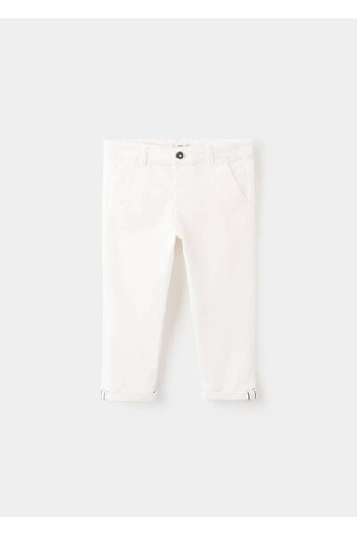MANGO Baby Pamuklu chino pantolon