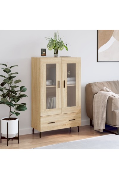 Concept Dulap înalt, stejar Sonoma, 69,5x31x115 cm, lemn prelucrat
