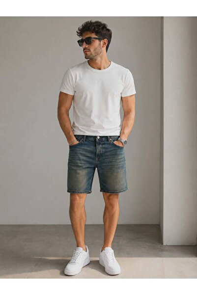 Studio Blugi scurti pentru barbati trendy look