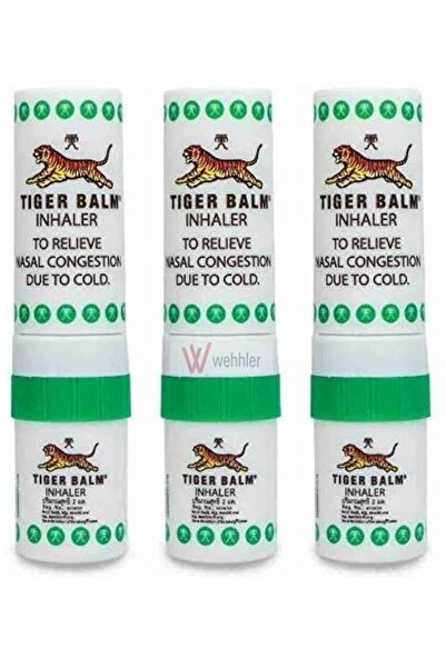 WEHHLER Tiger Balm Inhaler (+Yağ) 2 in 1 (Yeni tarihli ürün) 3 Adet