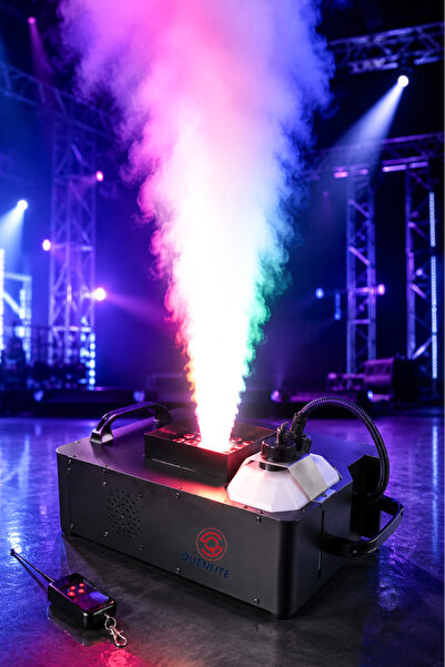 Quenlite Volcano-2500 Dmx Sis Makinası 2500 Watt Led Işıklı Ve Uzaktan Kumandalı