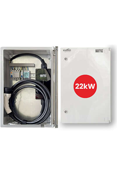 SGSTEC 22kW Duvar Tipi Elektrikli Araç Şarj Panosu - Hızlı Şarj ve Güvenlik B...