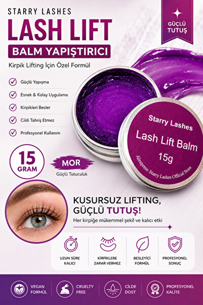 Lush Studio Balm Yapıştırıcı ve Fırça Set Kirpik Lifting Yapıştırıcısı Balm K...