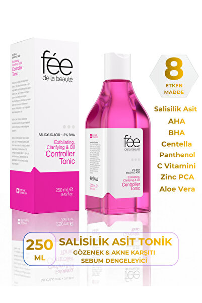 Fee de la Beaute Gözenek Sıkılaştırıcı Karşıtı Arındırıcı Salisilik Asit Toni...