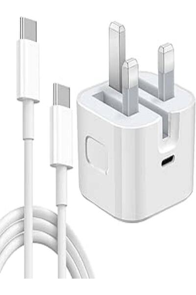 Genrics شاحن سريع USB-C بقوة 35 واط مع كابل من نوع C |   محول حائط PD لهواتف ...