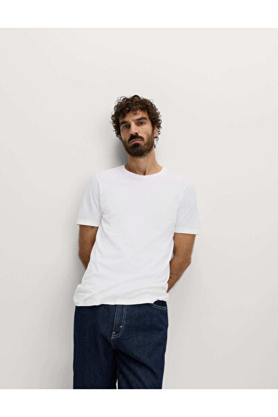 Marks & Spencer Saf Pamuklu Kısa Kollu T-Shirt