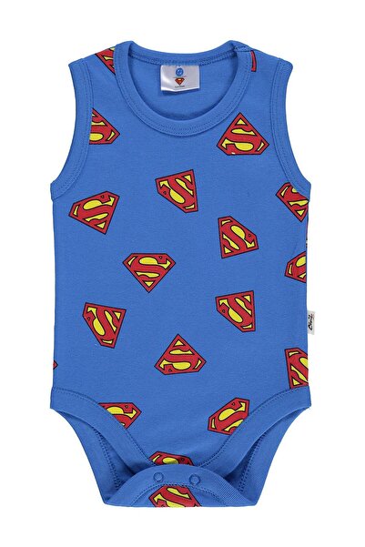 Civil Baby Superman Empirmeli 3-18 luni Badi cu capse - Albastru