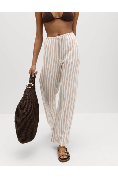 Marks & Spencer Keten Karışımlı Pantolon