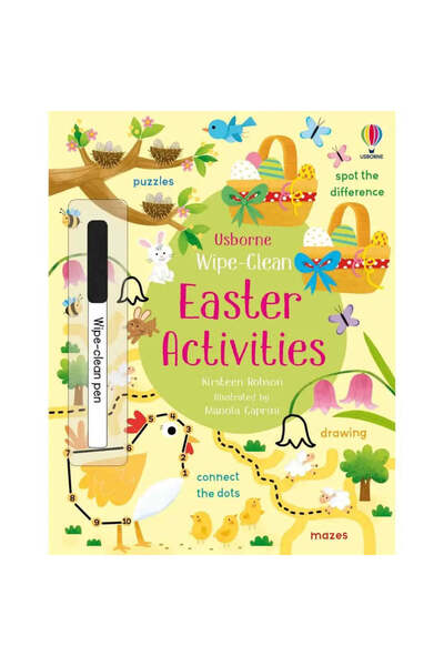 Usborne Wipe-Clean Easter Activities - Write-and-Erase Activity Book